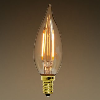 Candelabra Antique 6W LED Filament bulb