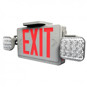 LED Exit Sign with light back-up
